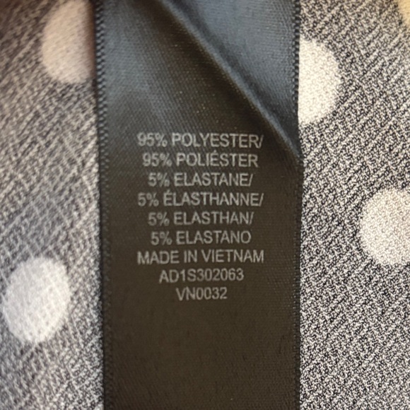 Adrianna Papell Black and White Polka Dot Blouse - Picture 4 of 5